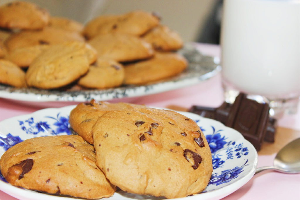 cookies americanas de chocolate